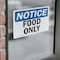 Signmission Food Only, 7 in W x Rectangle, Vinyl Decal OS-2PACK-NS-D-57-L-12826 - alternate 3